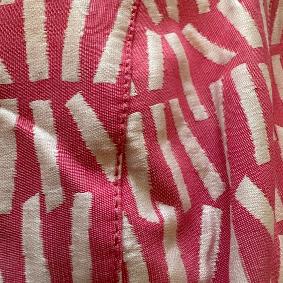 Calvin Klein Pink Fit & Flare Dress Size 4 Textured Sleeveless Lined Party Dress - Picture 5 of 6